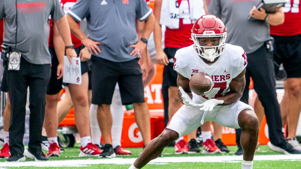 Marvin Mims 2022 Nebraska vs Oklahoma football USATSI_19062659